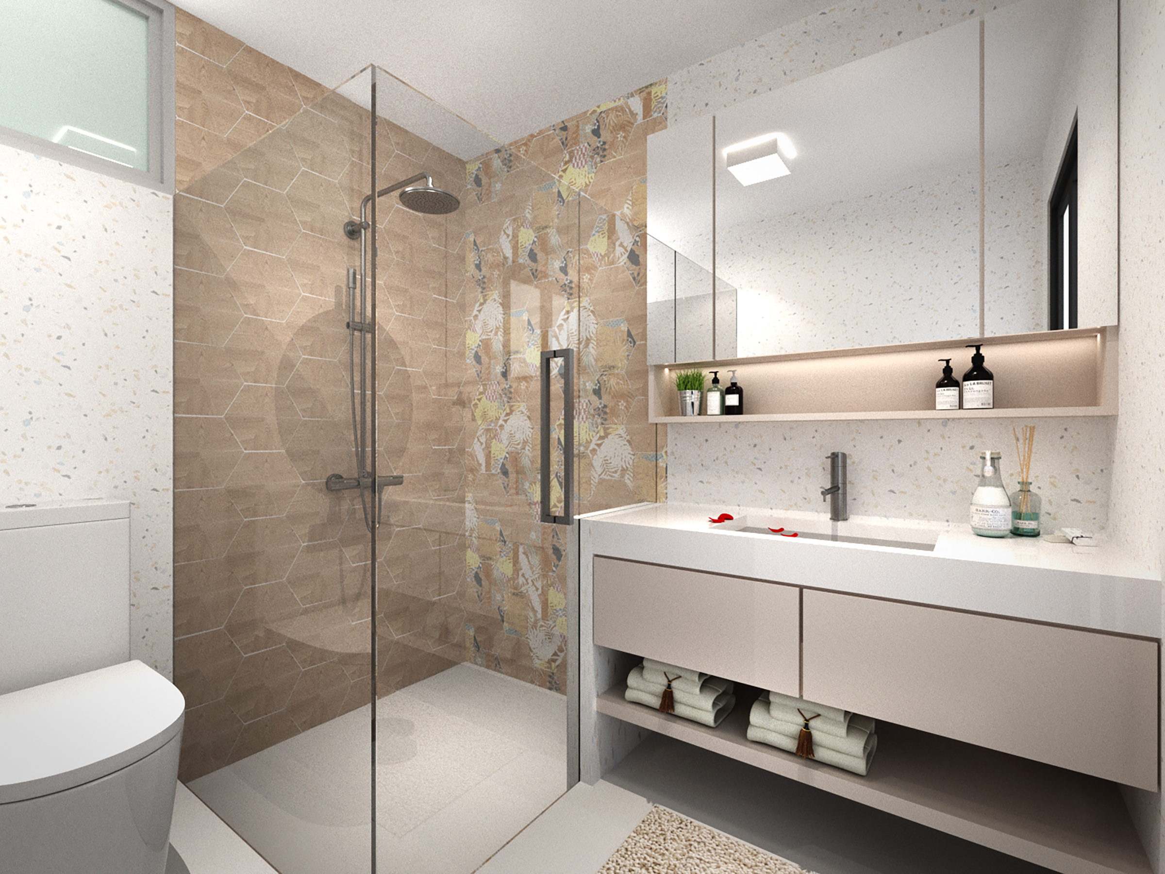 Condo bathroom — Vika Design Lab